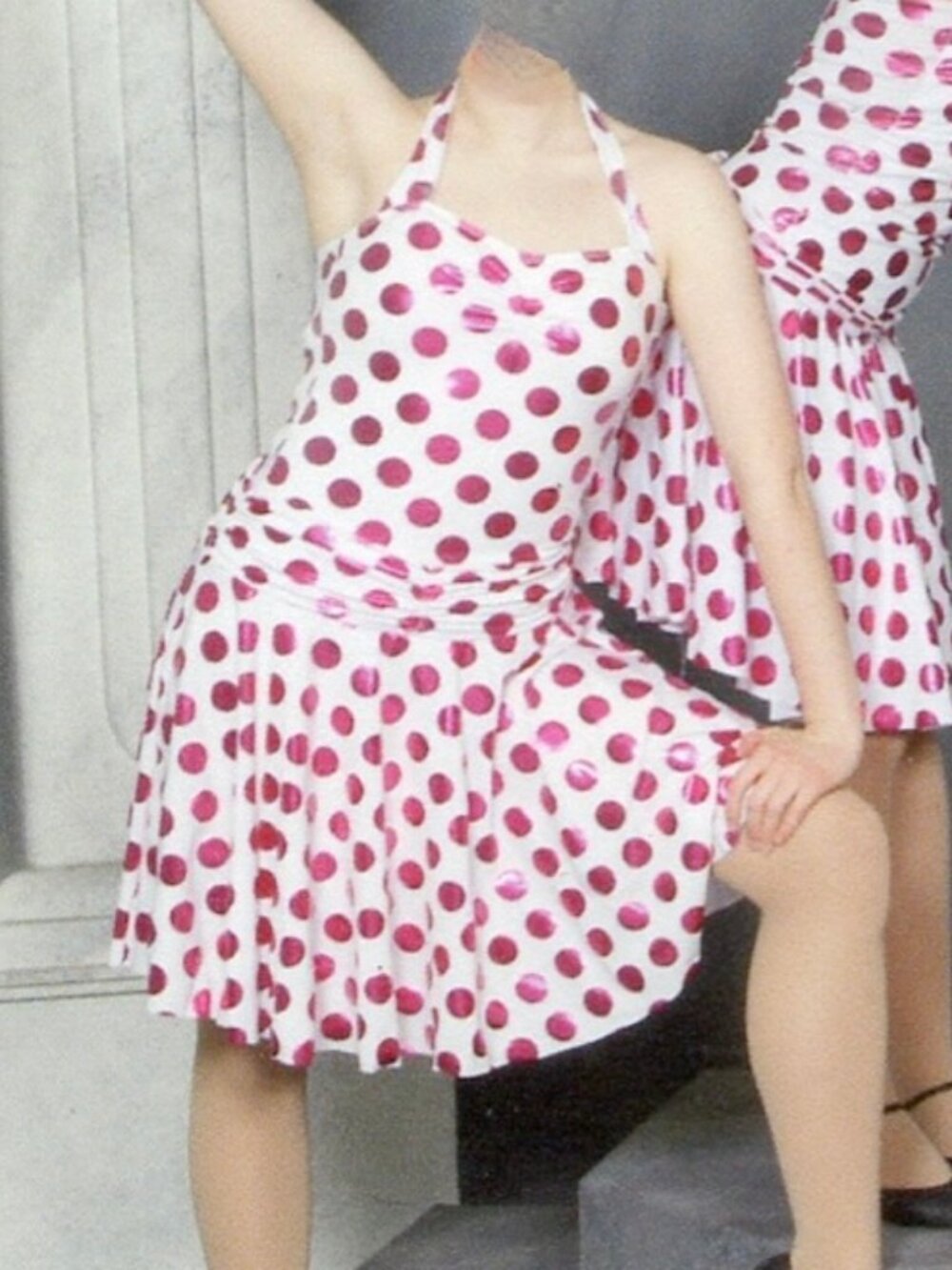 Leo's Polka Dot Swing Dance Dress, Adult Small